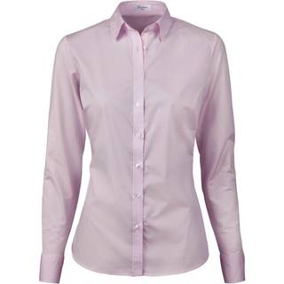 Stenströms Salma Lyserød jerseyskjorte | Dame |Dameskjorter & Bluser | Slimline | Størrelse: 44 | Lyserød | Lange Ærmer