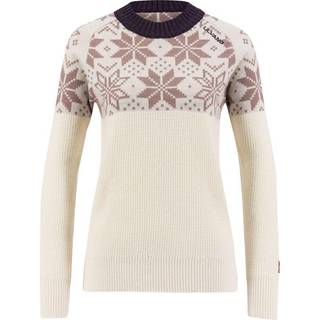 Ulvang Women's Rav Kiby Roundneck Vanilla/Woodrose/Plum Perfect, L