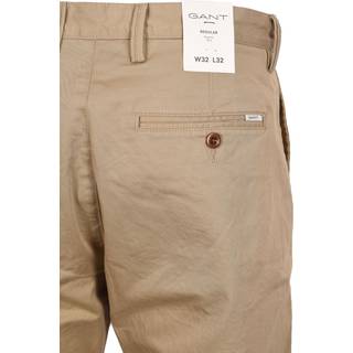 GANT Herre Regular fit chinobukser af twill (36/34)
