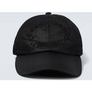 Burberry Logo embroidered baseball cap - black - L