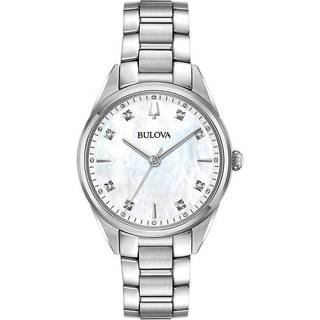 Bulova 96P199 Hvid/Stål Ø32 mm
