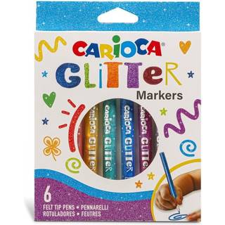 Glitter markers 6 st