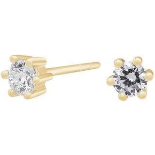 Afrodite ørestikker i 14 kt. guld m. 0,30ct. diamanter