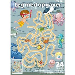 Leg med opgaver 24 tegninger A4 (På lager i varehus)