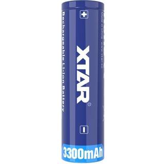 Batteri 18650 med knop / 3,6V Li-ion batteri / 3300 mAh