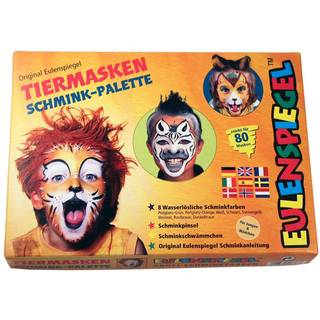 Schminkpalette Tiermasken - Mehrfarbig
