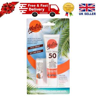 Malibu Face Sun Lotion 50 40ml and Lip Balm