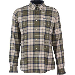 Barbour Men's Fortrose Tailored Shirt Forest Mist Tartan, S