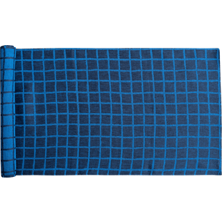 Fine Little Day Ternet jacquardvævet bordløber 45x150 cm Blue-black