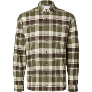 SLHREGOWEN-FLANNEL SHIRT LS CHECK W