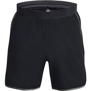 UA HIIT Woven 6in Shorts, Black