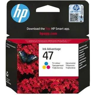 HP 47 / 6ZD61AE - Cyan Magenta Yellow Ink - Blækpatron Cyan, Magenta, Gul