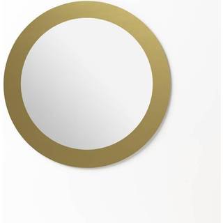 Naga magnetisk cirkel spejl Ø50cm med guld kant