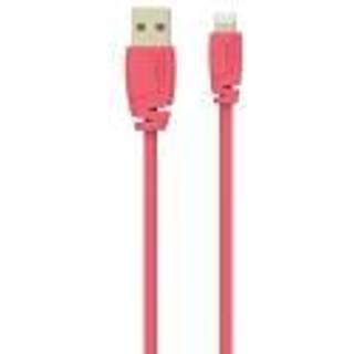 Sinox Pro USB-A til lightning kabel - pink