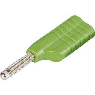 Schnepp S 4041 S Bananstik Stik, lige Stift-diameter: 4 mm Grøn 1 stk