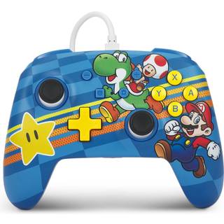 PowerA Nintendo Switch Enhanced USB-kablet gamepad (Mushroom Kingdom) - På lager i butik