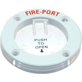 Brandport Osculati Fire Port White Plastic, Ø68/45 mm