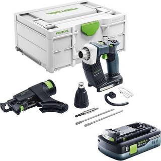 Festool akku gipsskruemaskin DWC 18-4500-basic 4,0 (kamp.) 577056/m. 4,0 batteri