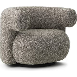 Normann Copenhagen - Burra Lounge Chair W. Return - Zero 0110 - Lænestole - Simon Legald - Grå - Metal/Skum
