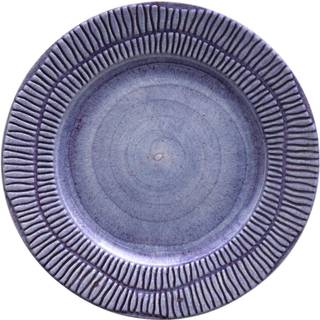 Mateus Stripes Tallerken 21 Cm - Asietter Keramik Viol - EPU05ST