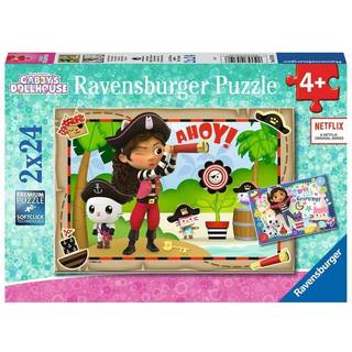 Ravensburger Puslespil Gabby's Dollhouse 2x24 Brikker