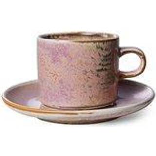 HKliving Home Chef kop med underkop 22 cl Rustic pink