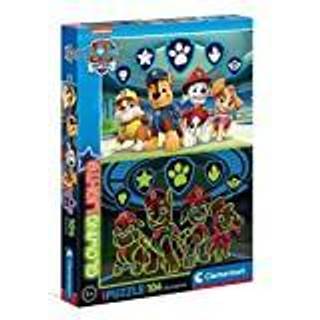 Clementoni Paw Patrol puslespil 104 brikker - lyser i mørket
