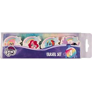 My Little Pony viskelæder 4 stk (På lager i varehus)