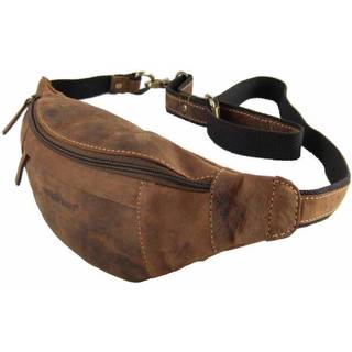 Bauchtasche Herren Damen Hüfttasche Leder Vintage 36x12cm Crossbody Brusttasche Bag | GREENBURRY (1743A)