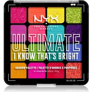 NYX Professional Makeup Ultimate Color Palette 16-Pan I Know Thats Bright 04W 16x0,8 g