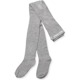 Melton Børne Strømpebukser i bambus - Light Grey Mel. - 68/74