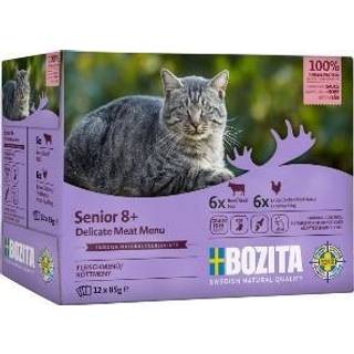 Bozita Feline Multibox Senior 8+ Oksekød i sauce 12x85 g