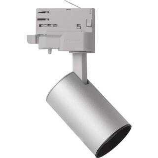 LED-spot MarcoMini til 3-fase skinne sølv 2.800 K