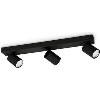 Ideal Lux Rudy Round loftspot, sort, 3 lyskilder, metal