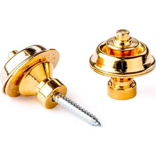 Dunlop SLS1504G Straplok Traditional Strap Retainer System Gold