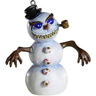 Killer Snowman Horror Ornament - Scary Prop and Decoration til Halloween Christmas Parties and Events - Jaed Demers Series - by Horrornaments
