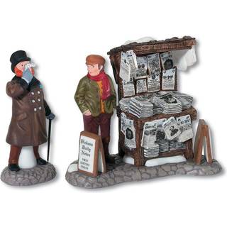 Afdeling 56 Dickens 'Village London avisstativ tilbeh?r Figur (s?t p? 2) 3,2 tommer