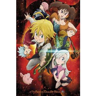 SEVEN DEADLY SINS - Characters - Poster '91x61cm'