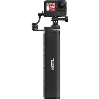Telesin Genopladelig 0,9m selfiestang m. indbygget powerbank, GoPro/Smartphones