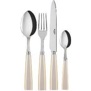 Sæt Icône i bestik af rustfrit stål, fås i forskellige størrelser