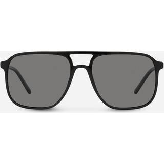 Dolce & Gabbana DG4423F Asian Fit Polarized 501/81 58 Solbriller Mænd Black - Black - 58mm