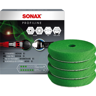 SONAX Profiline Foam Polerskive Grøn 75mm