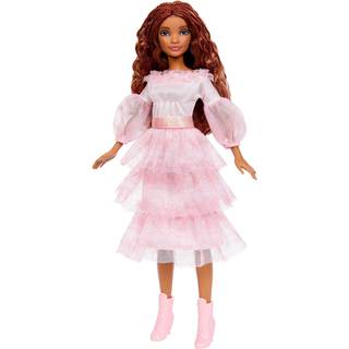Mattel Disney den lille havfrue -fest Ariel dukke med r?dt h?r og lyser?d kjole leget?j inspireret af filmen
