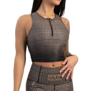 Gavelo GLNCHCK 5 Top, S, Black/Brown