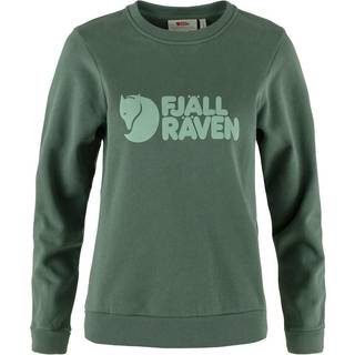 Fjällräven Women's Fjällräven Logo Sweater Deep Patina/Misty Green, Deep Patina-Misty Green, S
