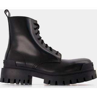Balenciaga Strike leather ankle boots - black - EU 35