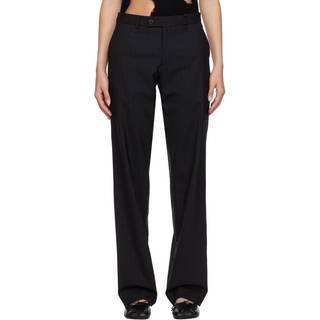 Trouser - Black - 46