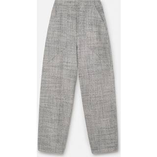 Stella McCartney High-rise tapered wool pants - beige - XXXS