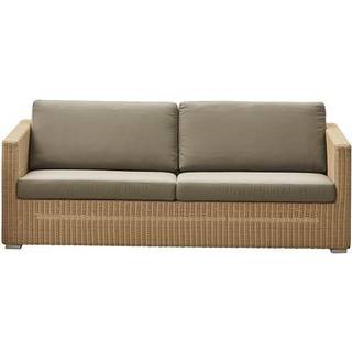 Cane-Line Chester sofa, Grafit grå, hynde i taupe