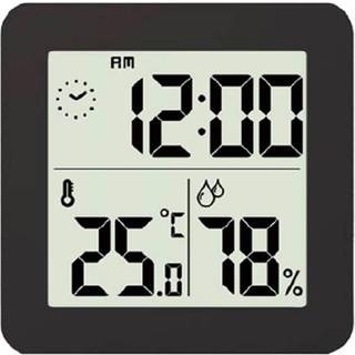 Conzept ur med termometer digitalt med hygrometer